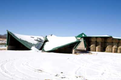 Collapsed Barn